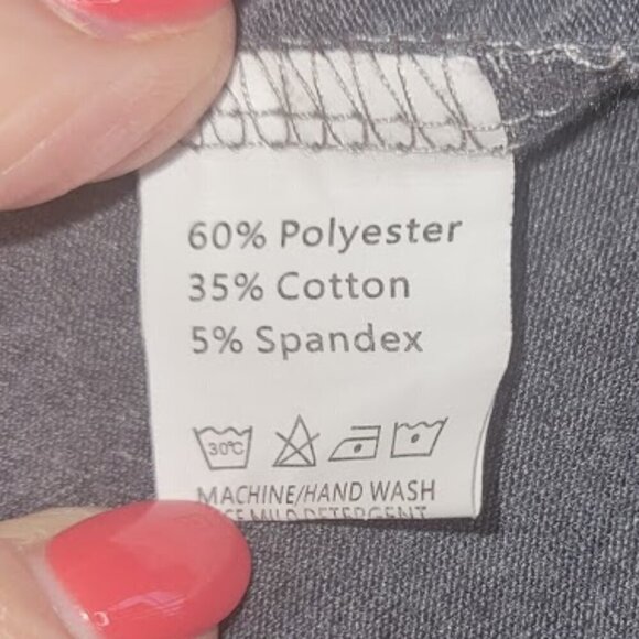 Merry Christmas 2 Short Sleeve T-Shirt Gray & Green Xmas Women's Size XL - Picture 8 of 16